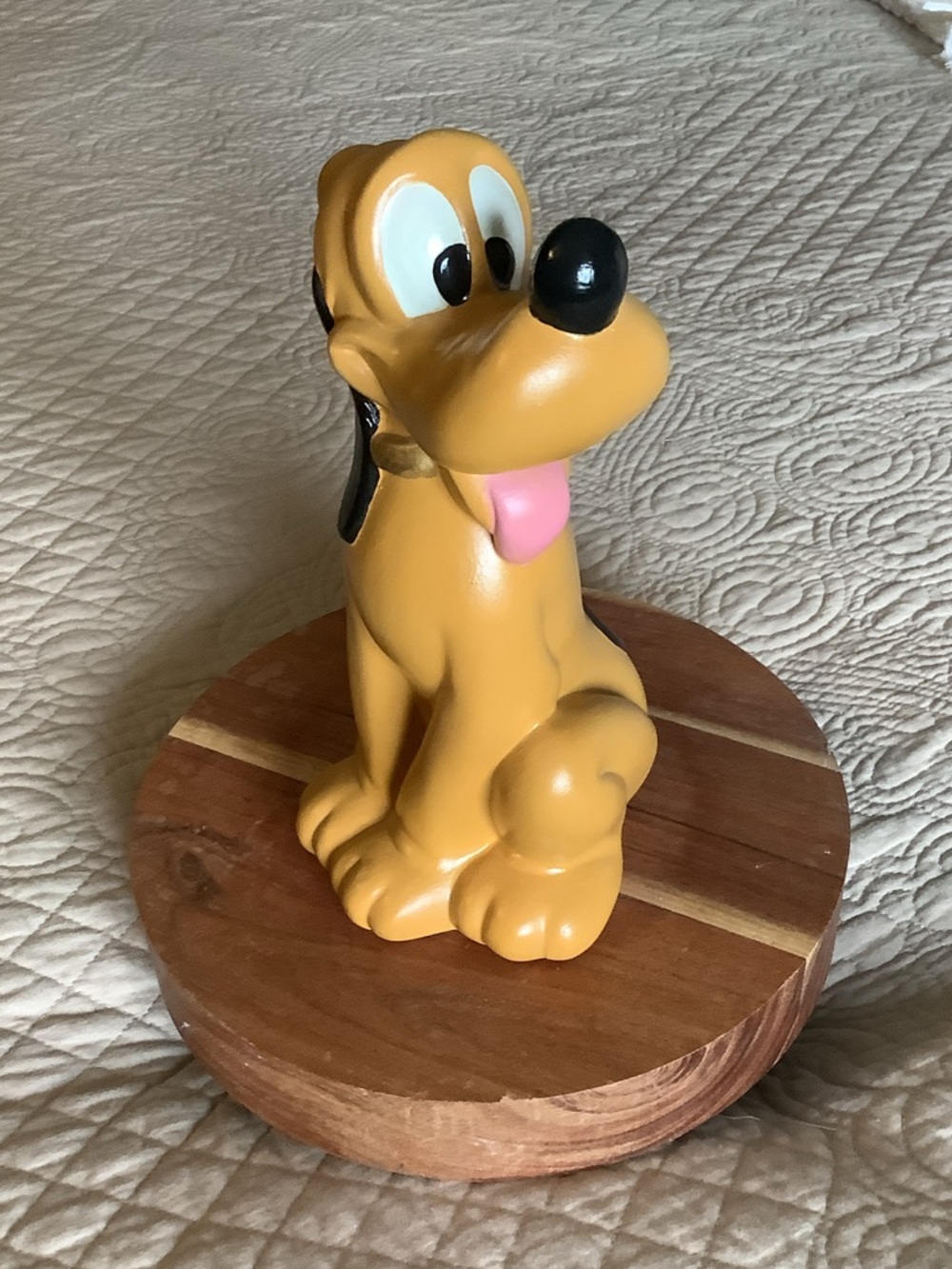 Disney Vintage Pluto Ceramic Figurine